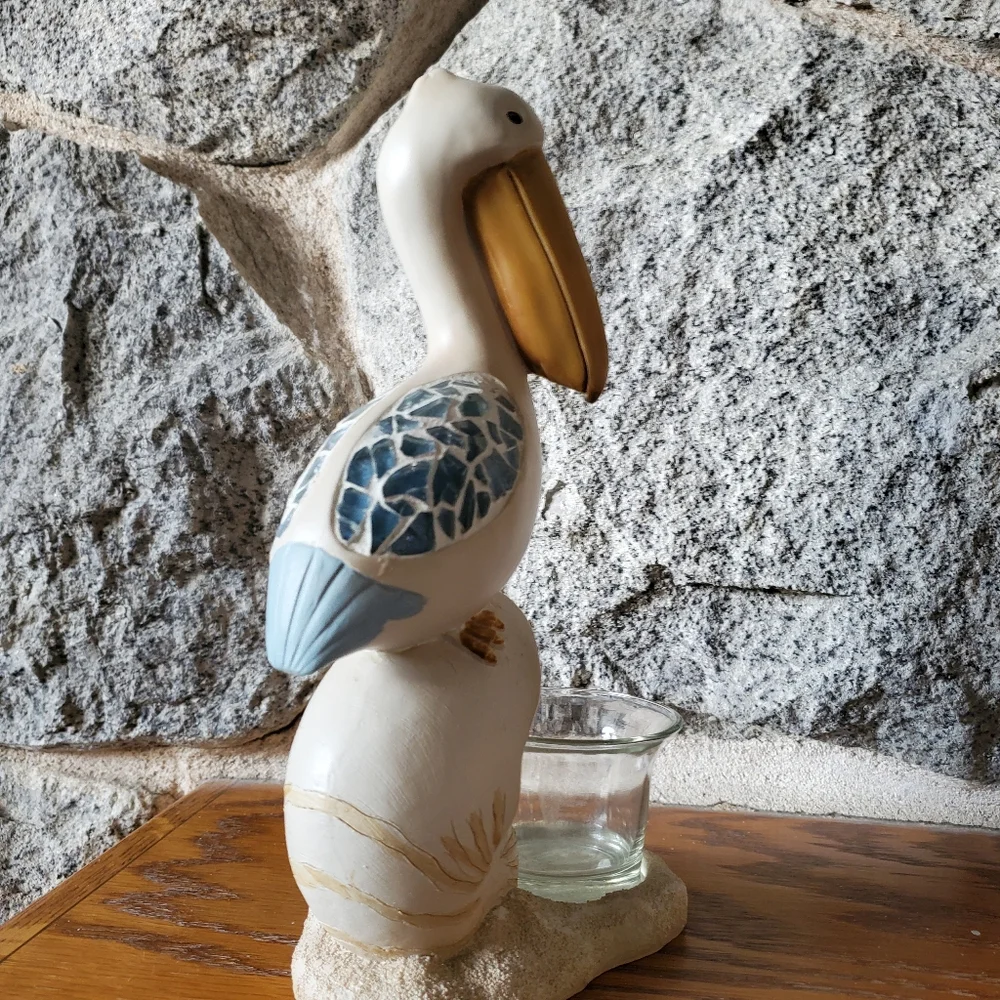 Pelican Votive Candle Holder